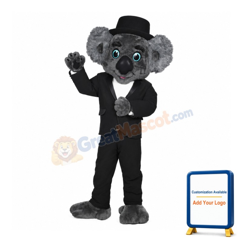 Gentleman Koala Mascot Costume