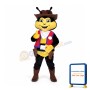 Cowboy Bee Mascot Costume