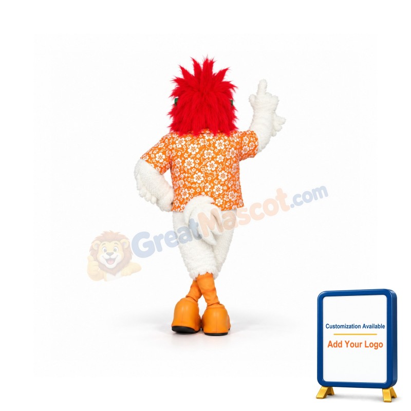 Cool Rooster Mascot Costume