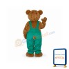 Corduroy Bear Mascot Costume