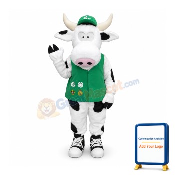 Cute  Lightweight Cow Mascot Costume