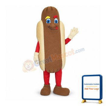 Hot Dog Mascot Costume