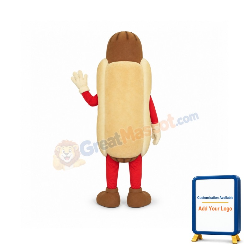 Hot Dog Mascot Costume