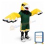 Yellow Hawks Mascot Costume