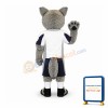 Grey Coyote Wolf Mascot Costume