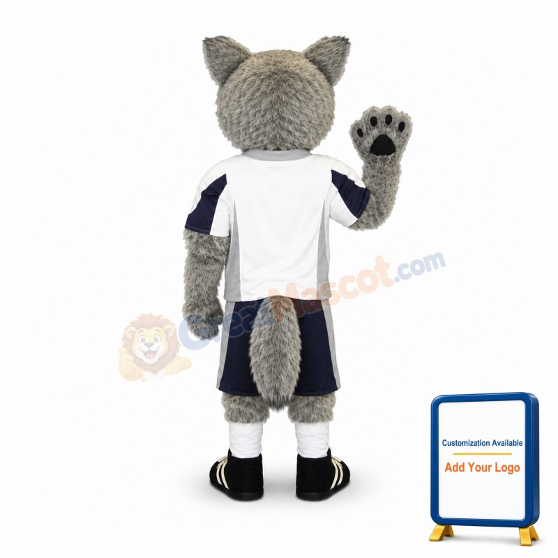 Grey Coyote Wolf Mascot Costume