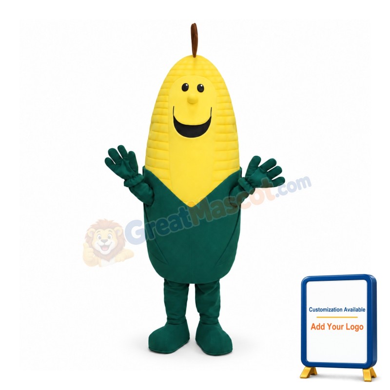 Happy Corn Mascot Costume