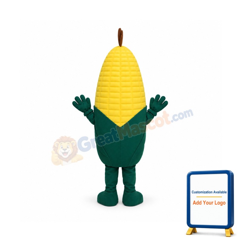 Happy Corn Mascot Costume