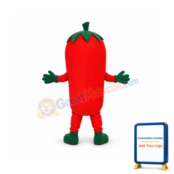 Red Pepper Mascot Costume