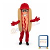 Happy Hotdog Mascot Costume