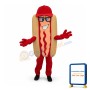 Happy Hotdog Mascot Costume