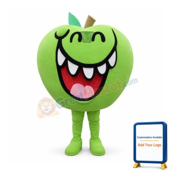 Green Apple Mascot Costume