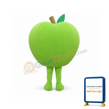 Green Apple Mascot Costume