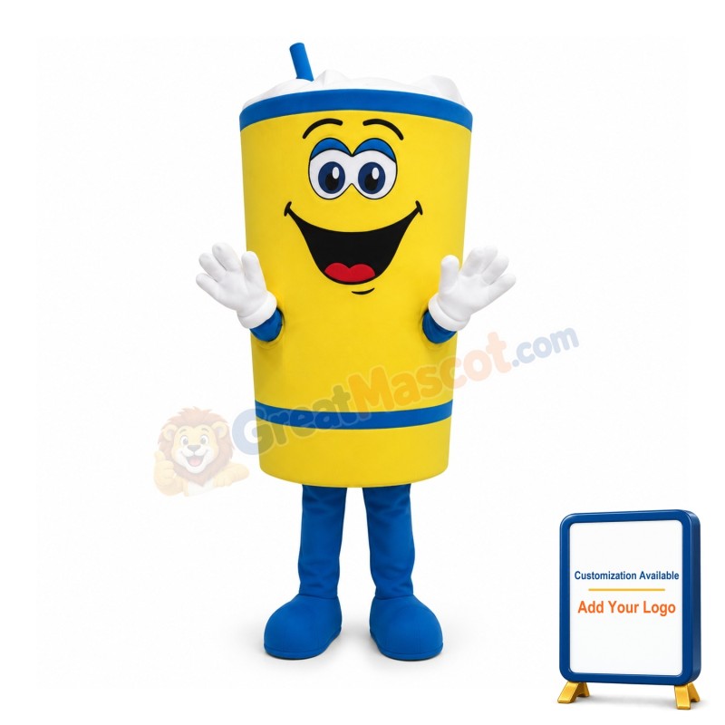 Happy Cup Mascot Costume