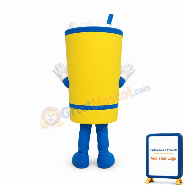 Happy Cup Mascot Costume
