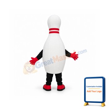 Bowling Pin Mascot Costume