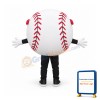 Happy Baseball Mascot Costume