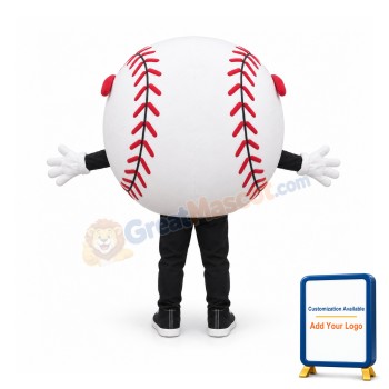 Happy Baseball Mascot Costume