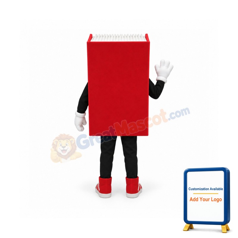 Red Book Mascot Costume