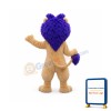 Blue Hair Lion Mascot Costume