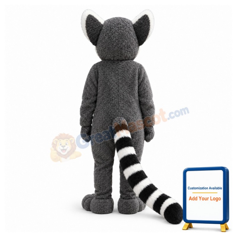 Furry Lemur Mascot Costume