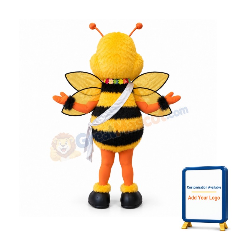 Battle Bee Mascot Costume