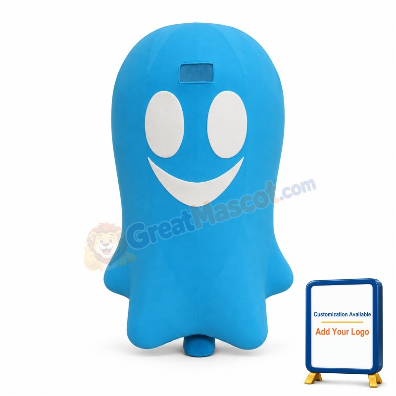 Ghost Mascot Costume