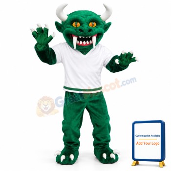 Green Monster Hodag Mascot Costume