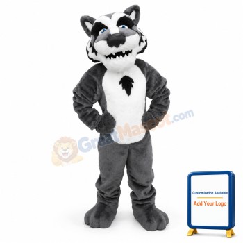 College Lightweight Wolf Mascot Costume