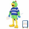 Fashion Green Parrot Mascot Costume