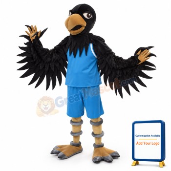 Black Hawk Mascot Costume