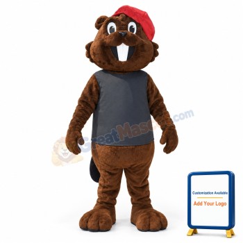 Cute Lightweight Beaver Mascot Costume