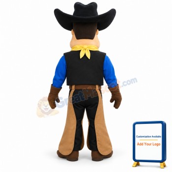 Lightweight Cowboy Mascot Costume