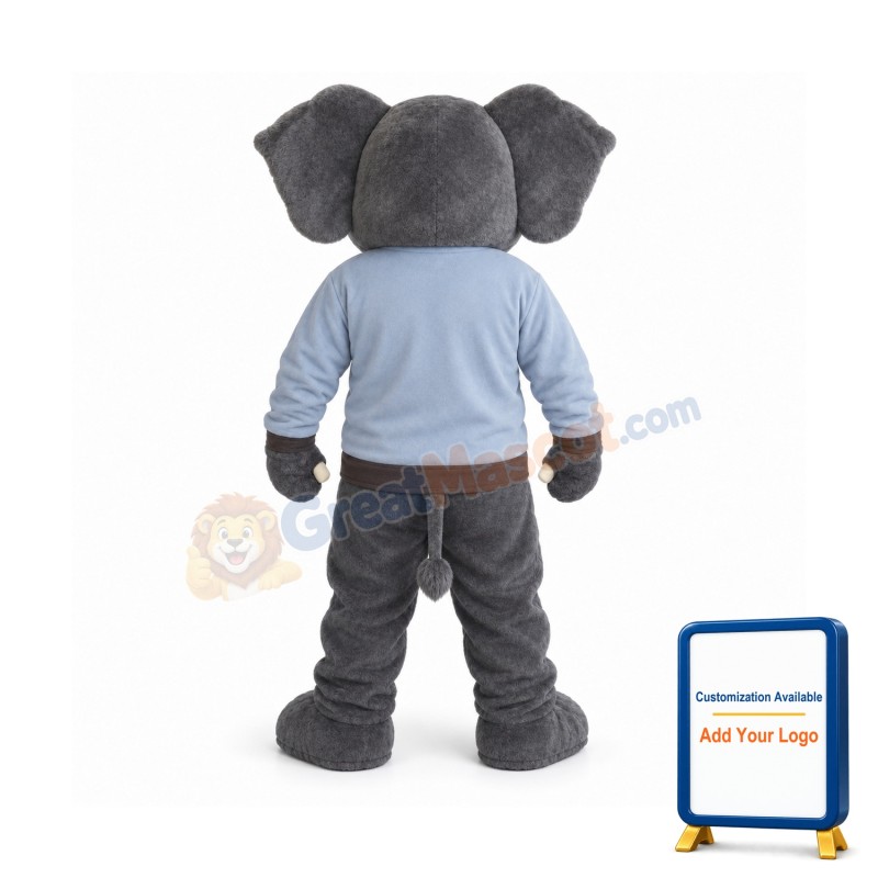 Power Fierce Elephant Mascot Costume