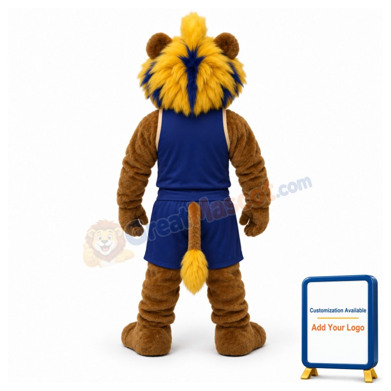 Basketball Lion Mascot Costume