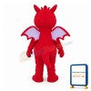 Red Lightweight Dragon Mascot Costume