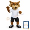 College Lightweight Fox Mascot Costume