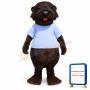Sporty Beaver Mascot Costume