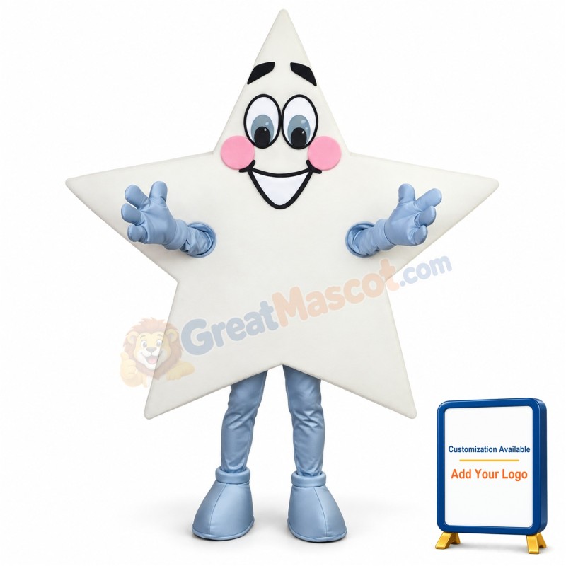 Happy Star Mascot Costume