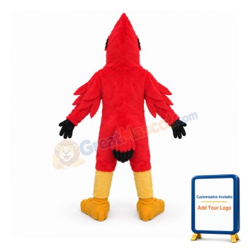 College Lightweight Red Cardinal Mascot Costume
