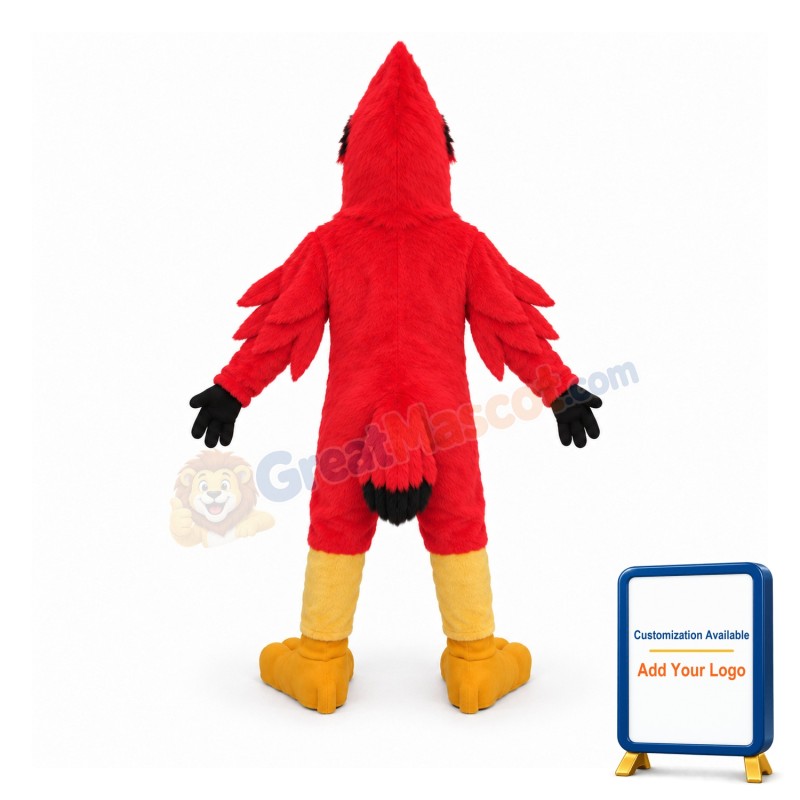 College Lightweight Red Cardinal Mascot Costume