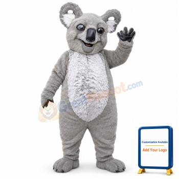 Grey Lightweight Koala Mascot Costume