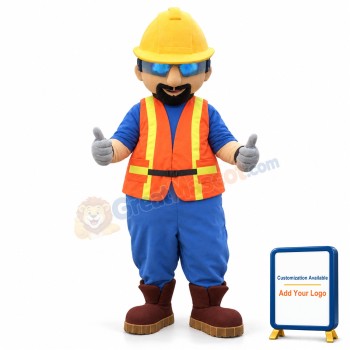 Lightweight Builder Mascot Costume