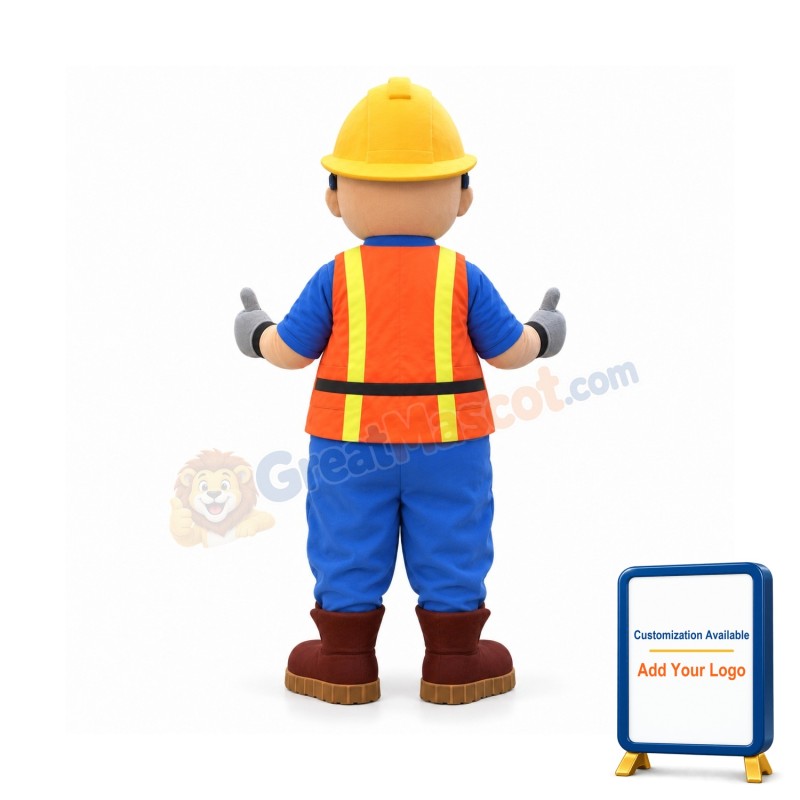 Lightweight Builder Mascot Costume