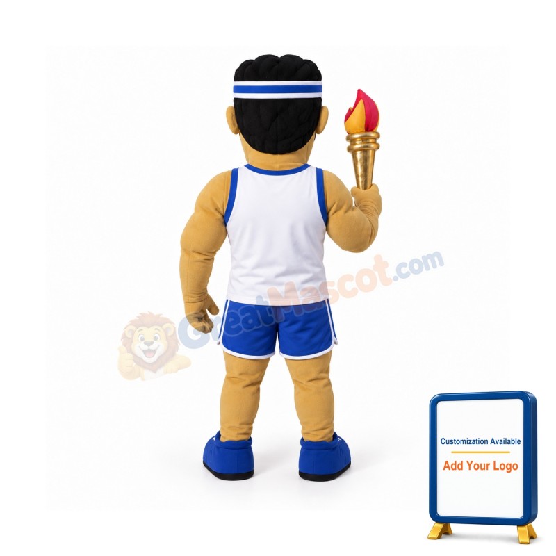 Olympics Man Mascot Costume