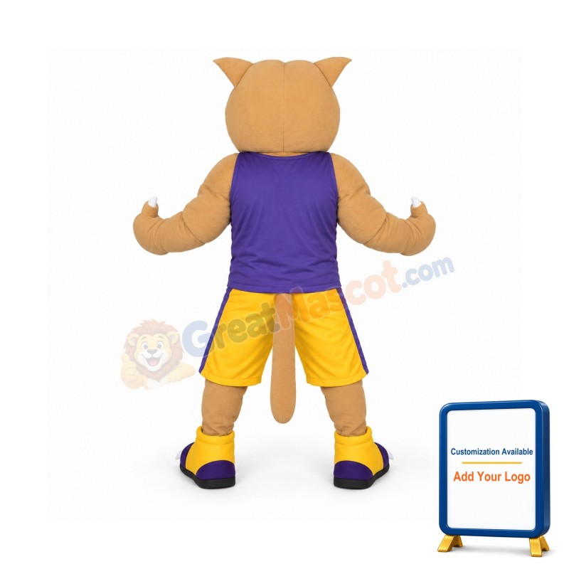 Sport Cougar Mascot Costume