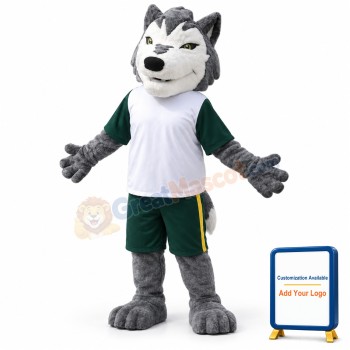 Sport Lightweight Wolf Mascot Costume