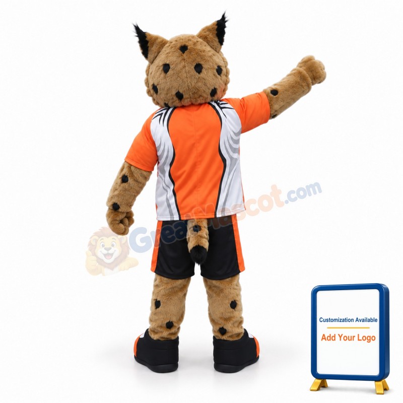 College Lightweight Bobcat Mascot Costume
