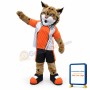 College Lightweight Bobcat Mascot Costume