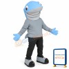 Blue Lightweight Shark Mascot Costume